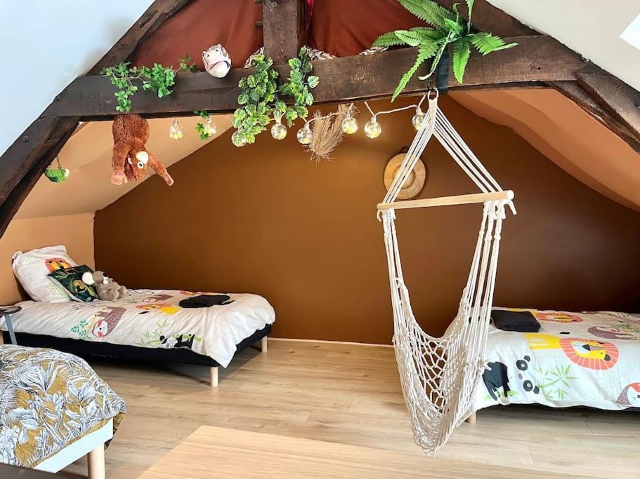 La Cabane Tropicale Pontorson Exteriör bild